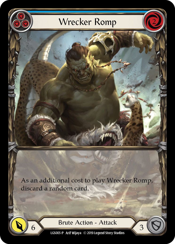 Wrecker Romp (Blue) [LGS005-P] (Promo)  1st Edition Normal - Evolution TCG