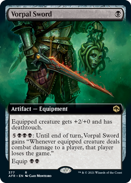 Vorpal Sword (Extended Art) [Dungeons & Dragons: Adventures in the Forgotten Realms] - Evolution TCG