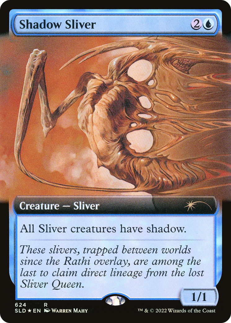 Shadow Sliver (Extended Art) [Secret Lair Drop Promos] - Evolution TCG