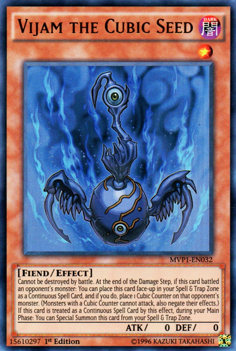 Vijam the Cubic Seed [MVP1-EN032] Ultra Rare - Evolution TCG