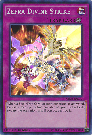 Zefra Divine Strike [CROS-EN072] Super Rare - Evolution TCG