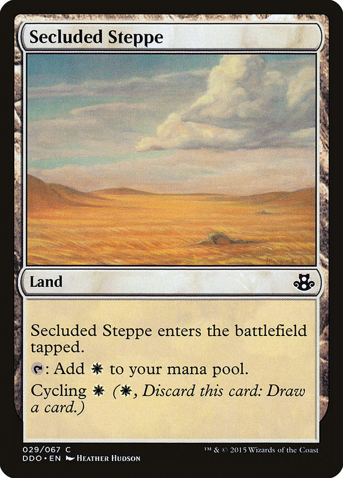 Secluded Steppe [Duel Decks: Elspeth vs. Kiora] - Evolution TCG