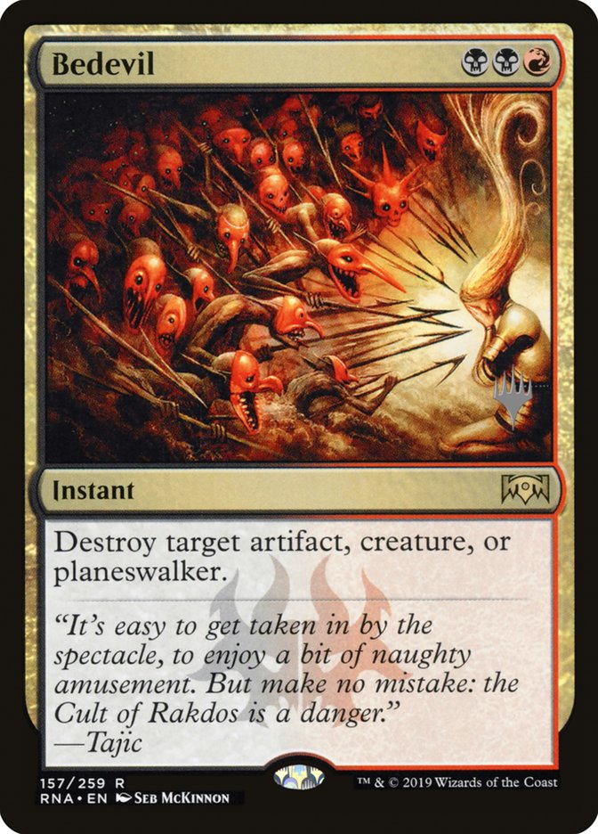 Bedevil (Promo Pack) [Ravnica Allegiance Promos] - Evolution TCG