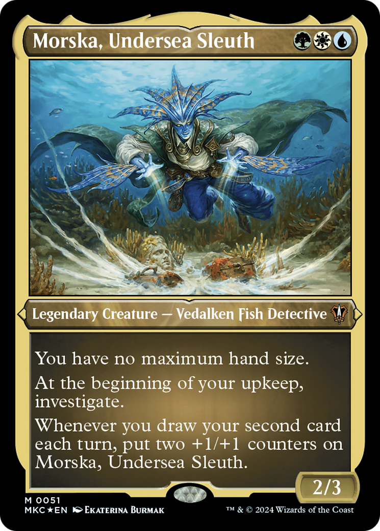 Morska, Undersea Sleuth (Display Commander) [Murders at Karlov Manor Commander] - Evolution TCG