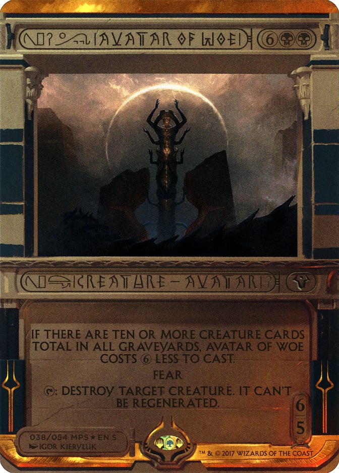 Avatar of Woe (Invocation) [Amonkhet Invocations] - Evolution TCG