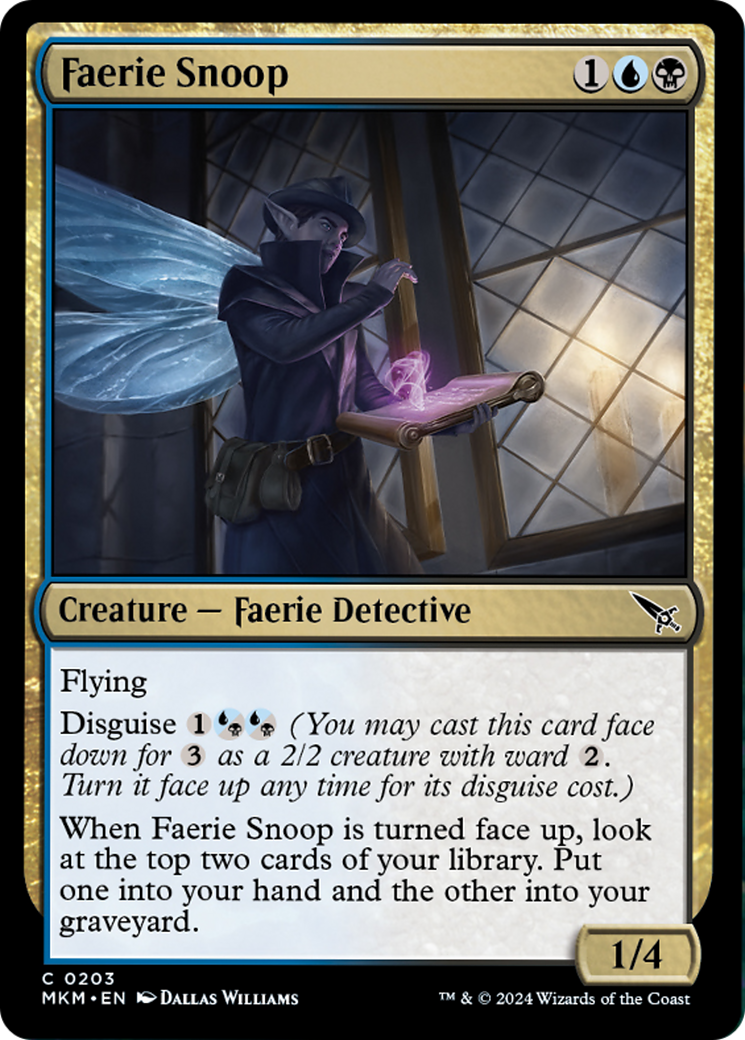 Faerie Snoop [Murders at Karlov Manor] - Evolution TCG