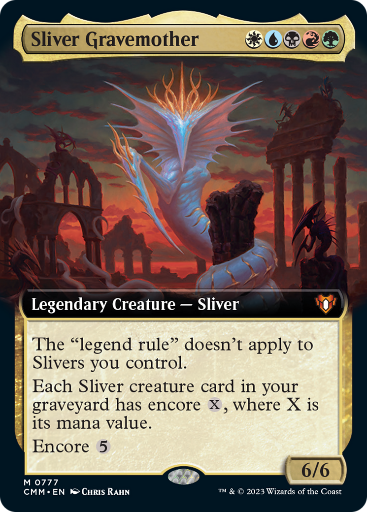 Sliver Gravemother (Extended Art) [Commander Masters] - Evolution TCG