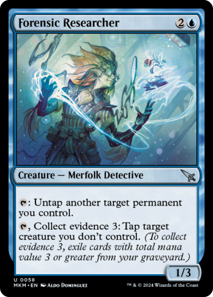 Forensic Researcher [Murders at Karlov Manor] - Evolution TCG