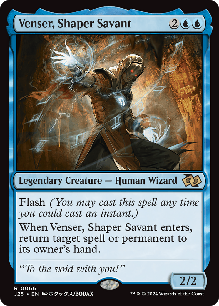 Venser, Shaper Savant (Anime) [Foundations Jumpstart] - Evolution TCG