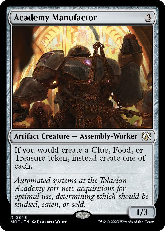 Academy Manufactor [March of the Machine Commander] - Evolution TCG