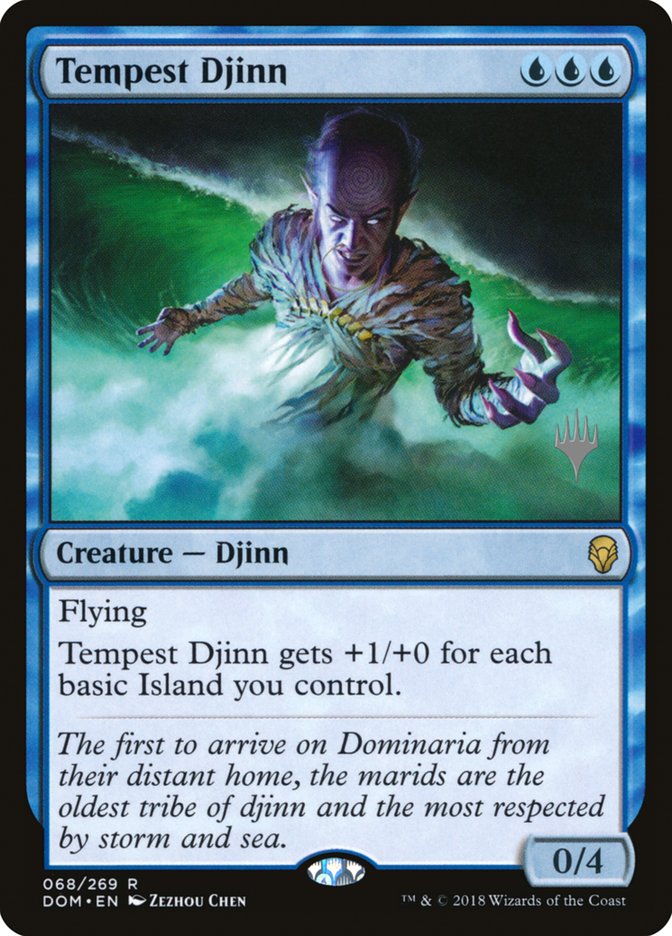 Tempest Djinn (Promo Pack) [Dominaria Promos] - Evolution TCG