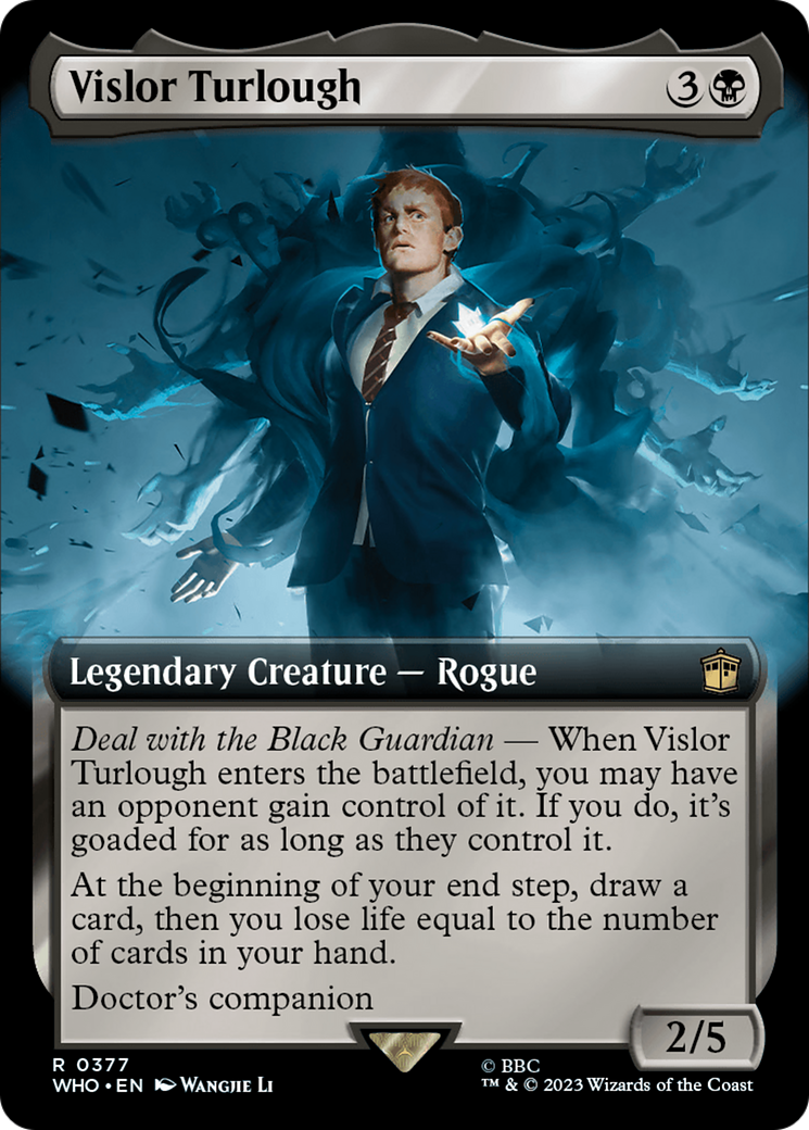 Vislor Turlough (Extended Art) [Doctor Who] - Evolution TCG