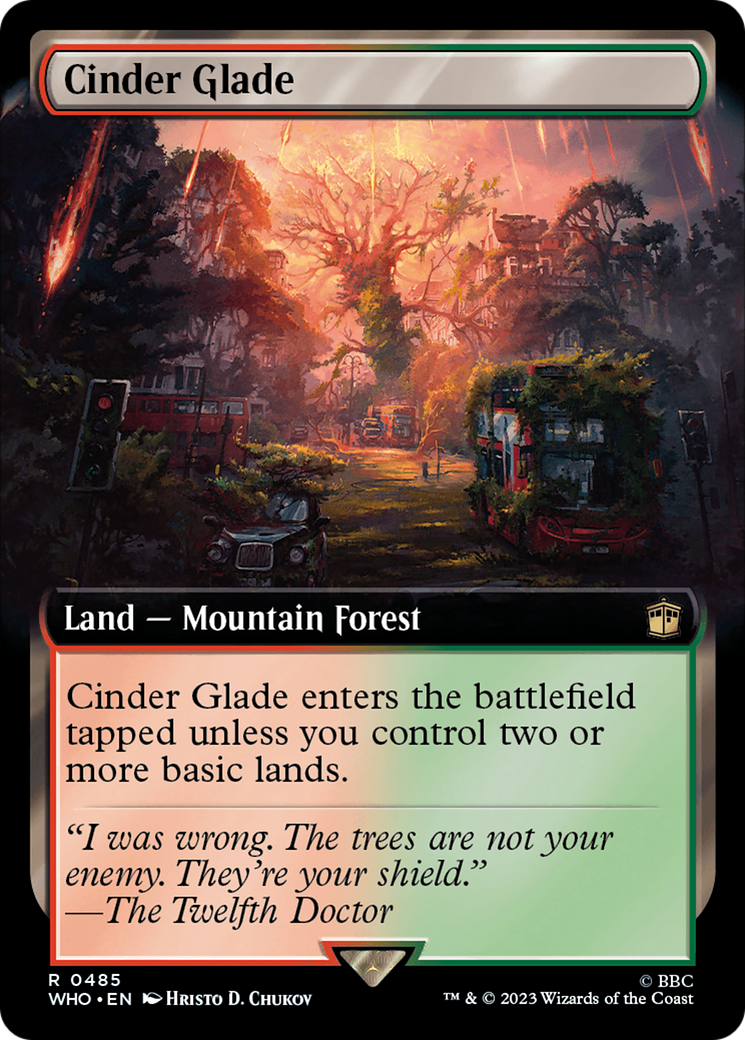 Cinder Glade (Extended Art) [Doctor Who] - Evolution TCG