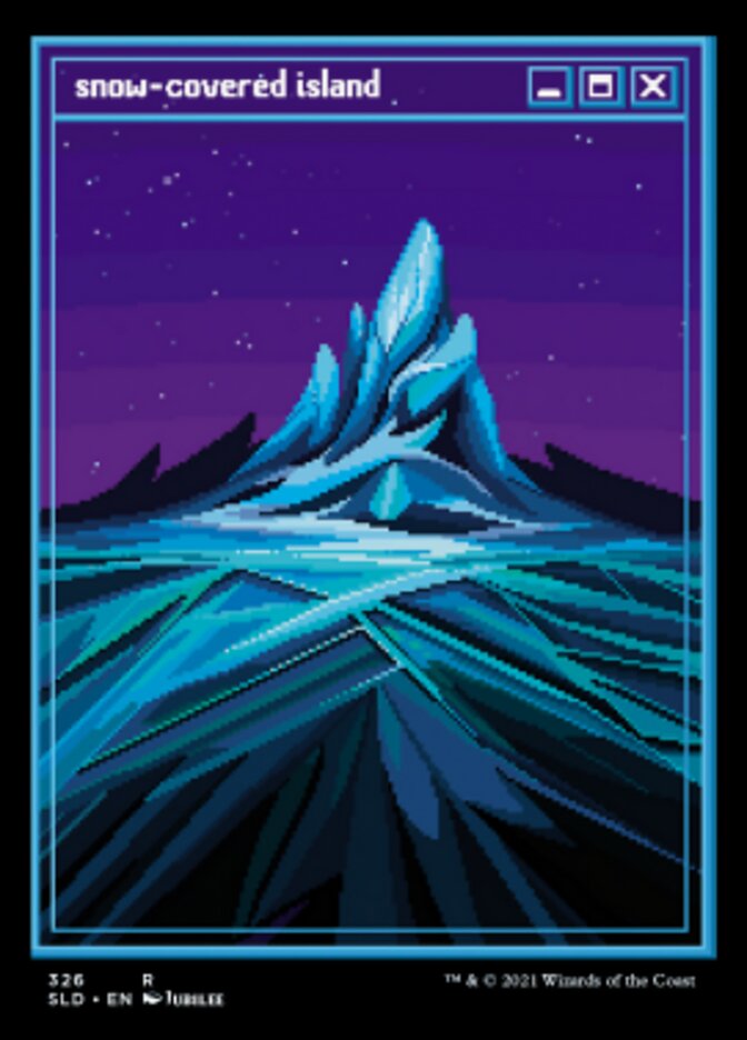 Snow-Covered Island (Foil Etched) [Secret Lair Drop Series] - Evolution TCG