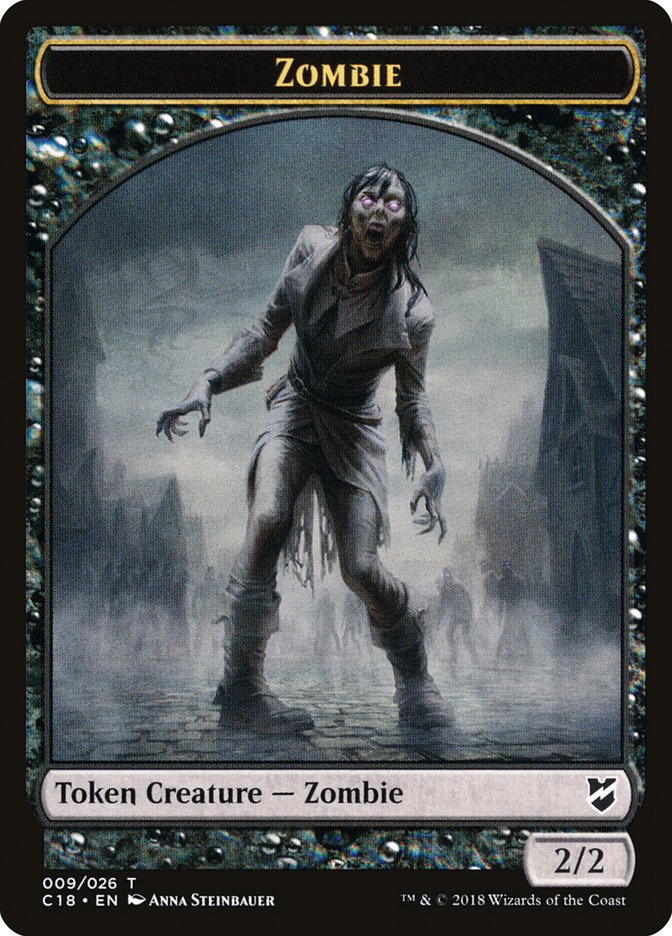 Zombie Token [Commander 2018 Tokens] - Evolution TCG