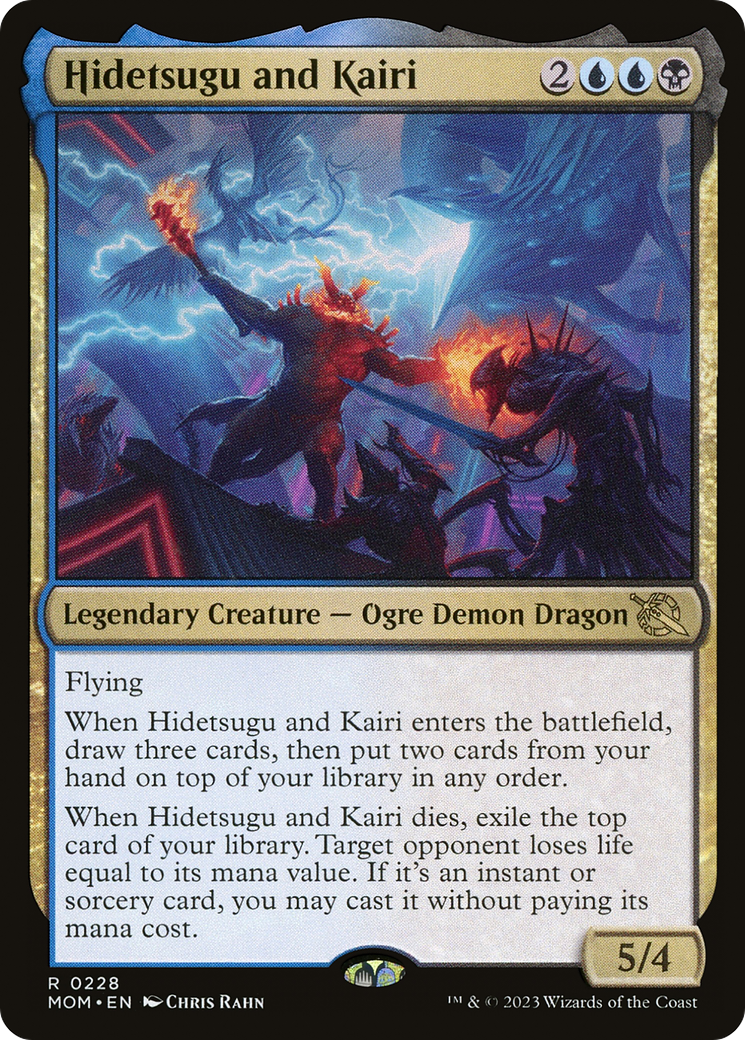 Hidetsugu and Kairi [March of the Machine] - Evolution TCG