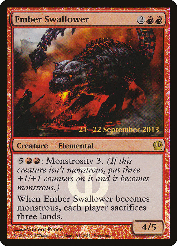 Ember Swallower [Theros Prerelease Promos] - Evolution TCG