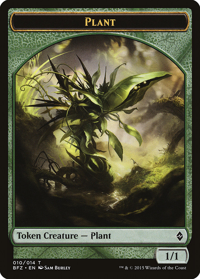 Plant Token [Battle for Zendikar Tokens] - Evolution TCG