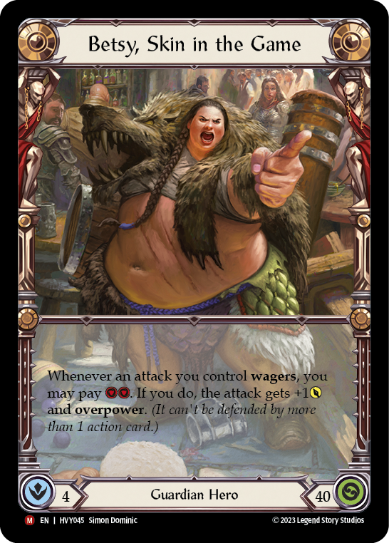 Betsy, Skin in the Game [HVY045] (Heavy Hitters) - Evolution TCG