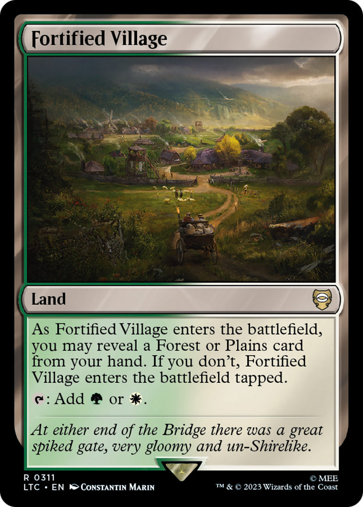 Fortified Village [The Lord of the Rings: Tales of Middle-Earth Commander] - Evolution TCG