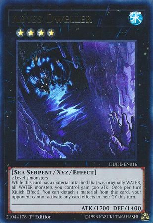 Abyss Dweller [DUDE-EN016] Ultra Rare - Evolution TCG