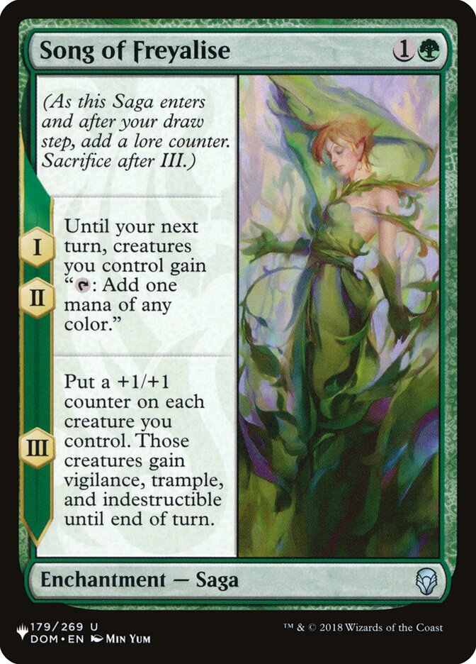 Song of Freyalise [The List] - Evolution TCG