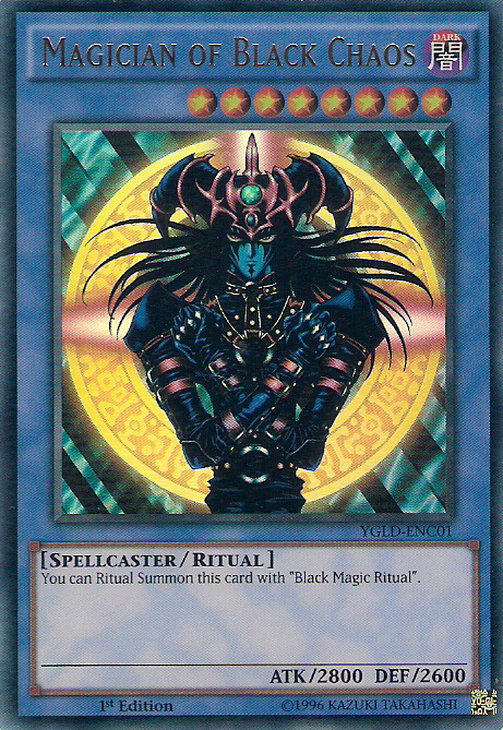 Magician of Black Chaos [YGLD-ENC01] Ultra Rare - Evolution TCG