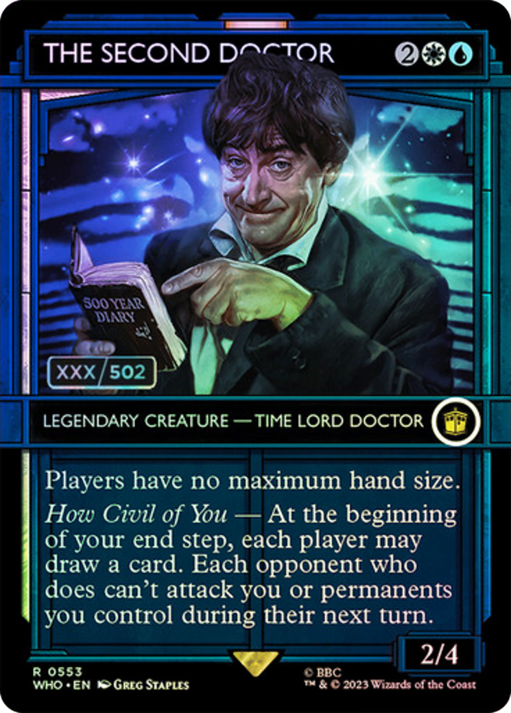 The Second Doctor (Serial Numbered) [Doctor Who] - Evolution TCG