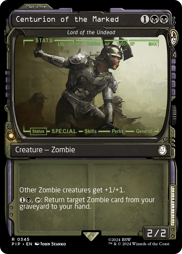 Centurion of the Marked - Lord of the Undead (Showcase) [Fallout] - Evolution TCG