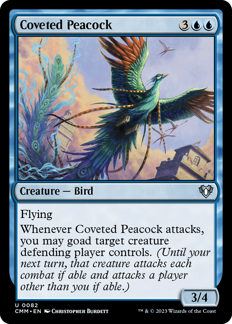 Coveted Peacock [Commander Masters] - Evolution TCG
