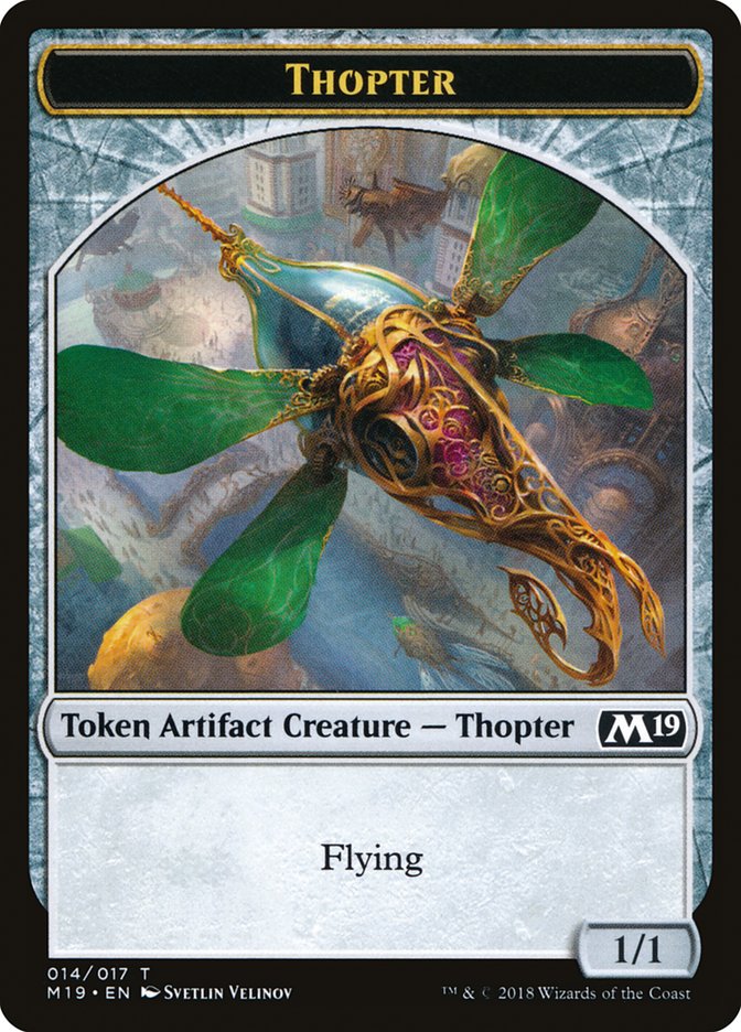 Zombie // Thopter Double-Sided Token (Game Night) [Core Set 2019 Tokens] - Evolution TCG