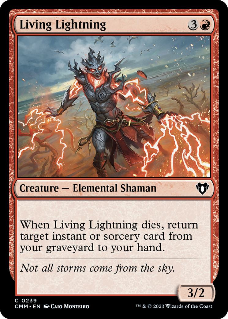 Living Lightning [Commander Masters] - Evolution TCG