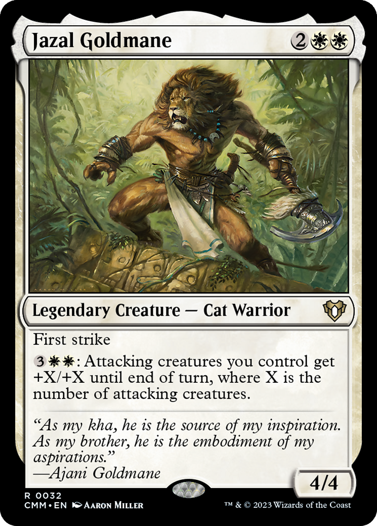 Jazal Goldmane [Commander Masters] - Evolution TCG