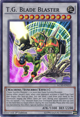 T.G. Blade Blaster [LC5D-EN215] Super Rare - Evolution TCG