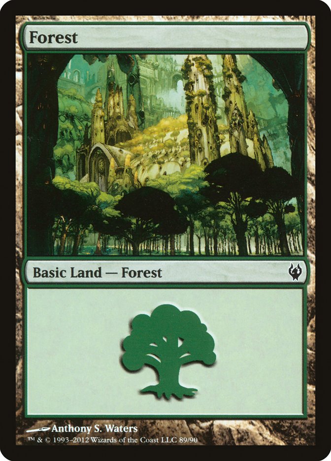 Forest (89) [Duel Decks: Izzet vs. Golgari] - Evolution TCG