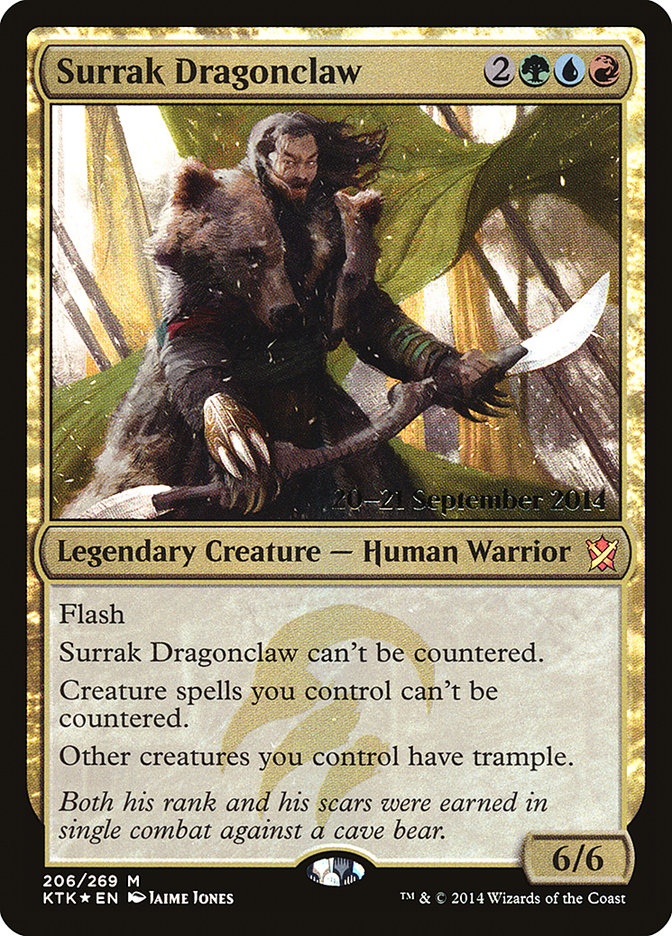 Surrak Dragonclaw [Khans of Tarkir Prerelease Promos] - Evolution TCG