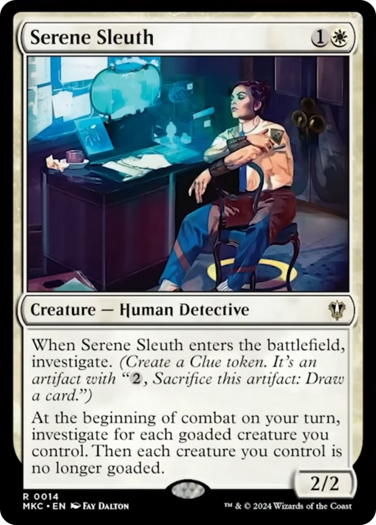 Serene Sleuth [Murders at Karlov Manor Commander] - Evolution TCG