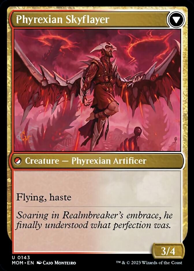 Harried Artisan // Phyrexian Skyflayer [March of the Machine] - Evolution TCG