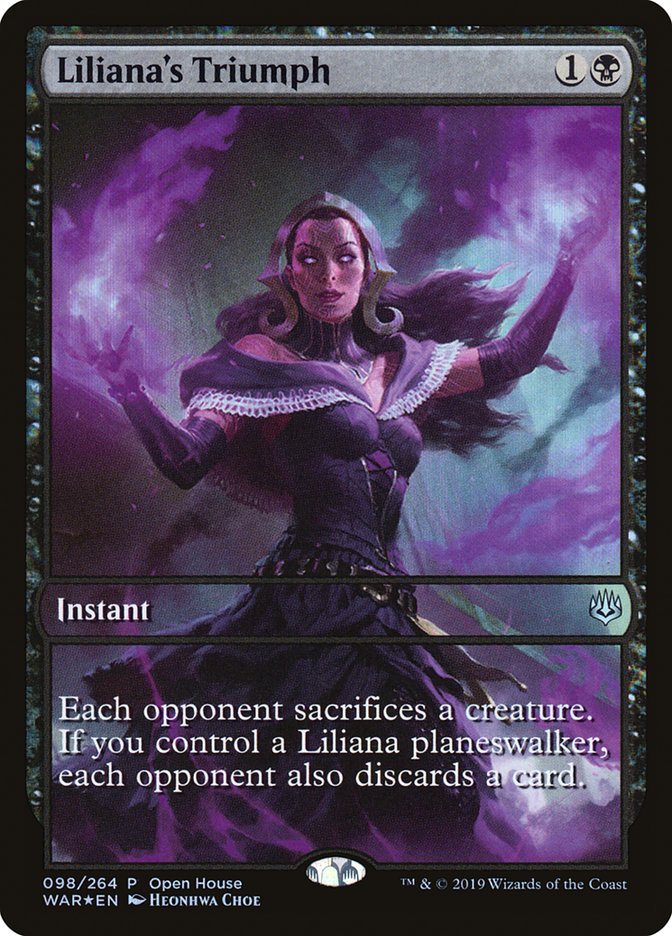 Liliana's Triumph (Open House) [War of the Spark Promos] - Evolution TCG