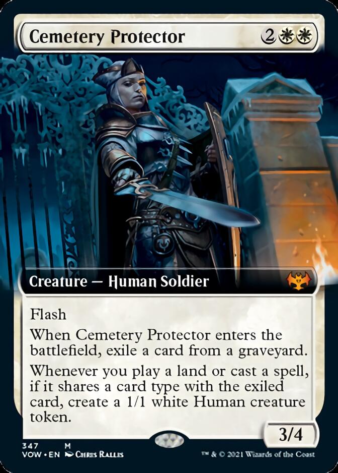 Cemetery Protector (Extended Art) [Innistrad: Crimson Vow] - Evolution TCG