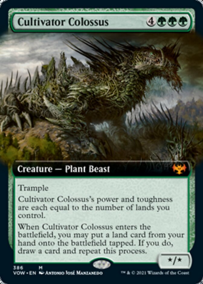 Cultivator Colossus (Extended Art) [Innistrad: Crimson Vow] - Evolution TCG