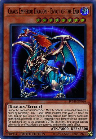 Chaos Emperor Dragon - Envoy of the End [JUMP-EN086] Ultra Rare - Evolution TCG