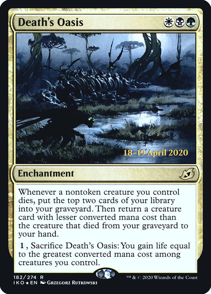 Death's Oasis [Ikoria: Lair of Behemoths Prerelease Promos] - Evolution TCG