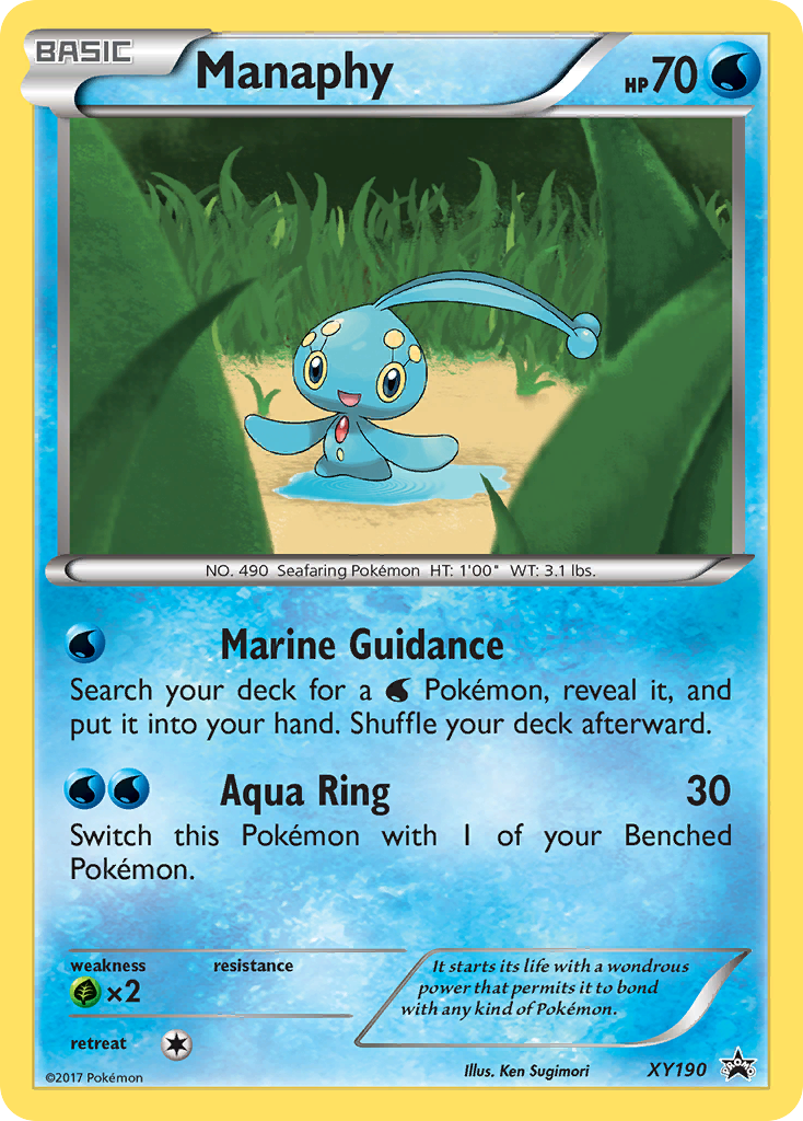 Manaphy (XY190) [XY: Black Star Promos] - Evolution TCG