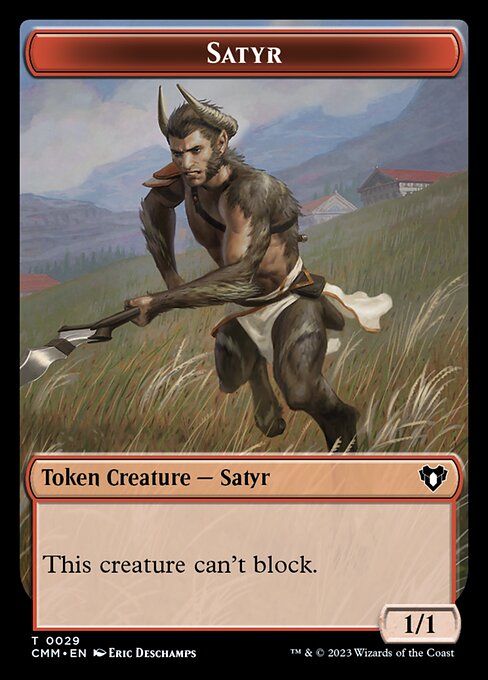 Eldrazi Scion // Satyr Double-Sided Token [Commander Masters Tokens] - Evolution TCG