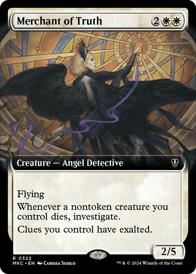 Merchant of Truth (Extended Art) [Murders at Karlov Manor Commander] - Evolution TCG