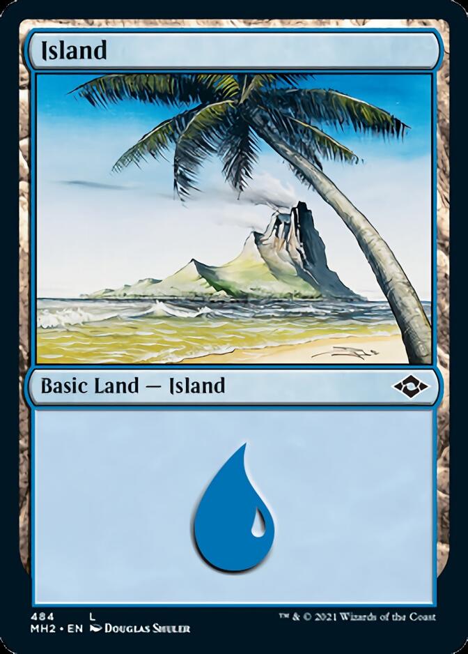 Island (484) (Foil Etched) [Modern Horizons 2] - Evolution TCG
