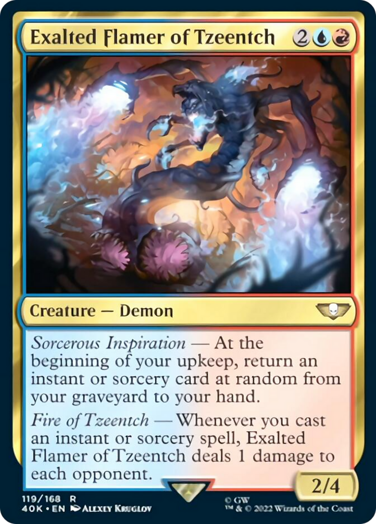 Exalted Flamer of Tzeentch [Warhammer 40,000] - Evolution TCG