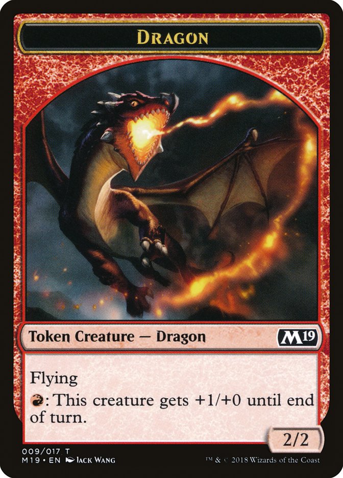 Dragon Token (009/017) [Core Set 2019 Tokens] - Evolution TCG