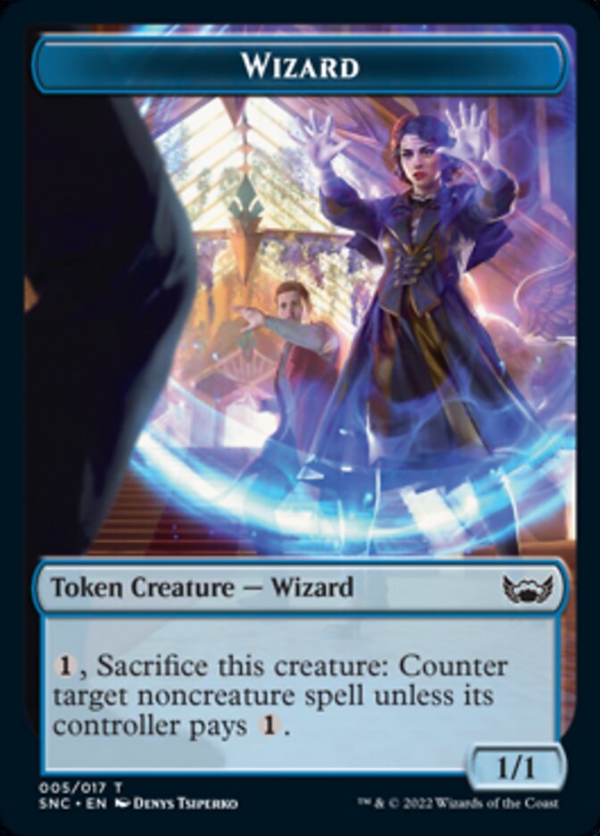 Devil // Wizard Double-Sided Token [Streets of New Capenna Tokens] - Evolution TCG
